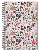 Load image into Gallery viewer, Bright Watercolor Flower - Pink - Spiral Notebook