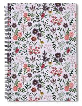 Load image into Gallery viewer, Bright Watercolor Flower - Purple - Spiral Notebook