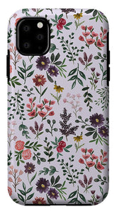 Bright Watercolor Flower - Purple - Phone Case