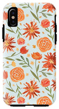 Load image into Gallery viewer, Burnt Orange Flower Burst Pattern - Phone Case