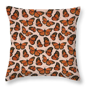 Butterfly Watercolor - Throw Pillow