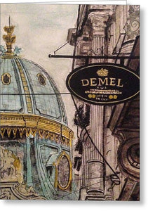 Cafe Demel - Greeting Card