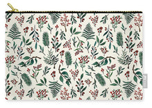 Load image into Gallery viewer, Christmas Berries Pattern - Carry-All Pouch