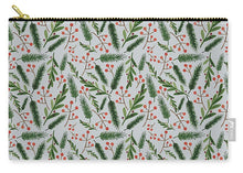 Load image into Gallery viewer, Christmas Branch Pattern - Carry-All Pouch