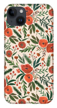 Load image into Gallery viewer, Christmas Floral Pattern - Phone Case