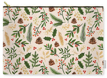 Load image into Gallery viewer, Christmas Watercolor Pattern - Carry-All Pouch