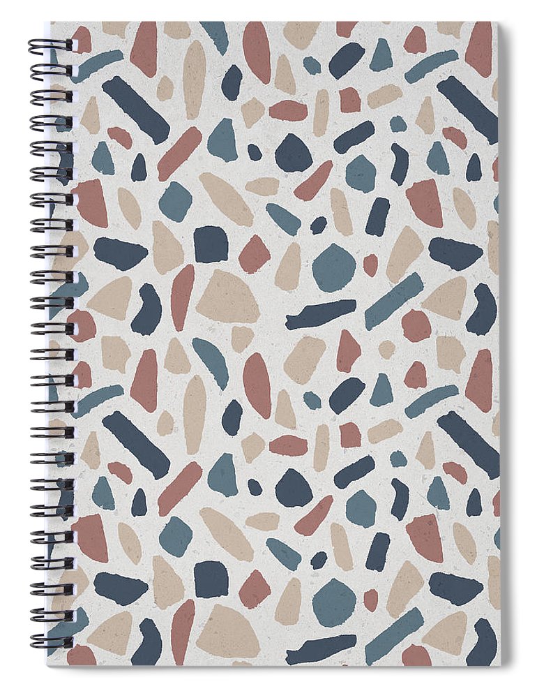 Cool Terrazzo Pattern - Spiral Notebook