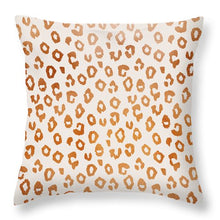 Load image into Gallery viewer, Copper Leopard Print - Throw Pillow