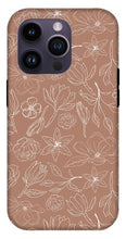 Load image into Gallery viewer, Copper Magnolia Pattern - Phone Case