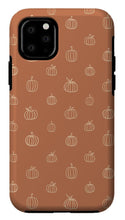 Load image into Gallery viewer, Dark Orange Pumpkin Pattern - Phone Case
