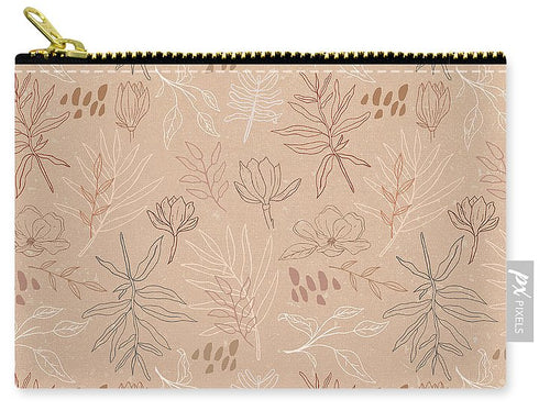 Desert Leaf Pattern - Carry-All Pouch