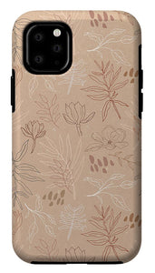 Desert Leaf Pattern - Phone Case