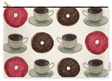 Load image into Gallery viewer, Donuts And Coffee - Carry-All Pouch