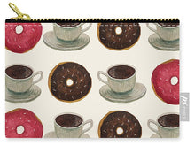 Load image into Gallery viewer, Donuts And Coffee - Carry-All Pouch