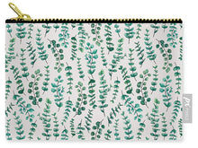 Load image into Gallery viewer, Eucalyptus Watercolor Pattern - Carry-All Pouch