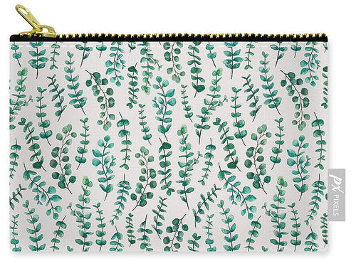 Eucalyptus Watercolor Pattern - Carry-All Pouch