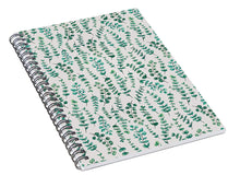Load image into Gallery viewer, Eucalyptus Watercolor Pattern - Spiral Notebook