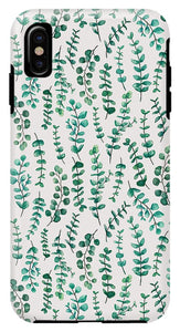 Eucalyptus Watercolor Pattern - Phone Case