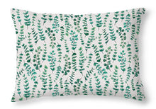 Load image into Gallery viewer, Eucalyptus Watercolor Pattern - Throw Pillow