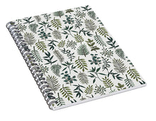 Load image into Gallery viewer, Fern Watercolor Pattern - Spiral Notebook
