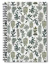 Load image into Gallery viewer, Fern Watercolor Pattern - Spiral Notebook