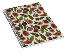 Load image into Gallery viewer, Fig Pattern - Spiral Notebook