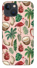 Load image into Gallery viewer, Flamingo Coconut Pattern - Phone Case
