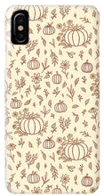 Load image into Gallery viewer, Floral Ink Pumpkin Pattern - Phone Case