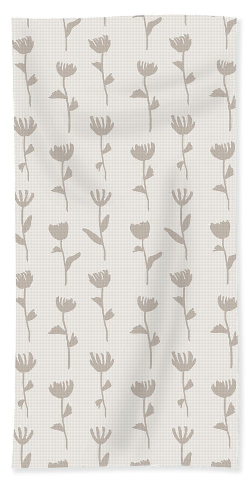 Floral Pattern - Beach Towel