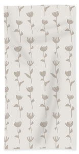 Floral Pattern - Bath Towel