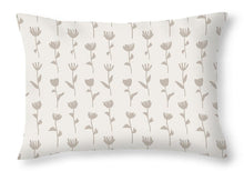 Load image into Gallery viewer, Ink Flower Pattern - Throw Pillow