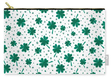 Load image into Gallery viewer, Four Leaf Clover St. Patrick&#39;s Day Pattern - Carry-All Pouch