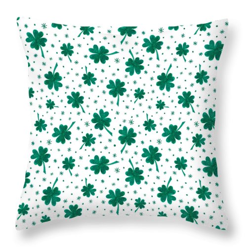 St Patricks Shamrock Leaf Clover Decorative outlet Pillow