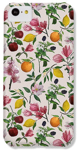 Fruit and Flower Blossoms Pattern - Phone Case