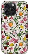 Load image into Gallery viewer, Fruit and Flower Blossoms Pattern - Phone Case