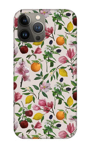 Fruit and Flower Blossoms Pattern - Phone Case