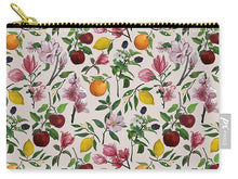 Load image into Gallery viewer, Fruit and Flower Blossoms Pattern - Carry-All Pouch