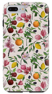 Fruit and Flower Blossoms Pattern - Phone Case