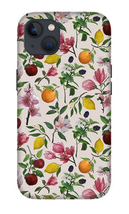 Fruit and Flower Blossoms Pattern - Phone Case