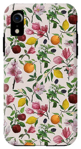 Fruit and Flower Blossoms Pattern - Phone Case