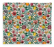 Load image into Gallery viewer, Fruit and Flowers - Blanket