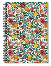 Load image into Gallery viewer, Fruit and Flowers - Spiral Notebook