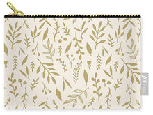 Load image into Gallery viewer, Gold Falling Leaves Pattern - Carry-All Pouch