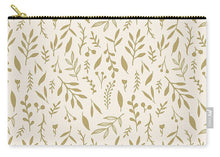 Load image into Gallery viewer, Gold Falling Leaves Pattern - Carry-All Pouch