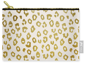 Gold Leopard Print - Carry-All Pouch