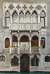 Gray Walls Venice - Art Print