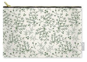 Green Christmas Branch - Carry-All Pouch
