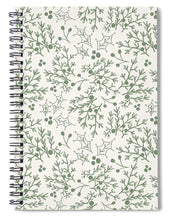 Load image into Gallery viewer, Green Christmas Branch - Spiral Notebook