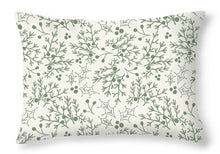 Load image into Gallery viewer, Green Christmas Branch - Throw Pillow