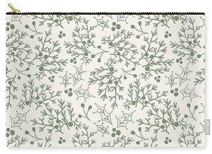 Green Christmas Branch - Carry-All Pouch